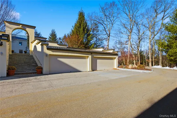 a view of a garden from a windows