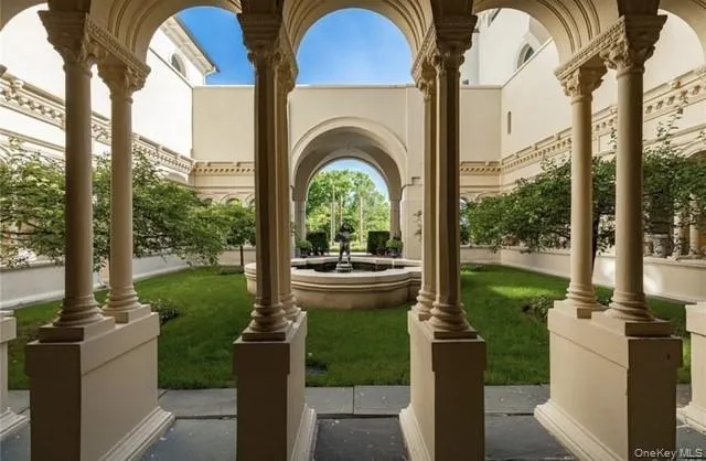 a view of a house with a swimming pool