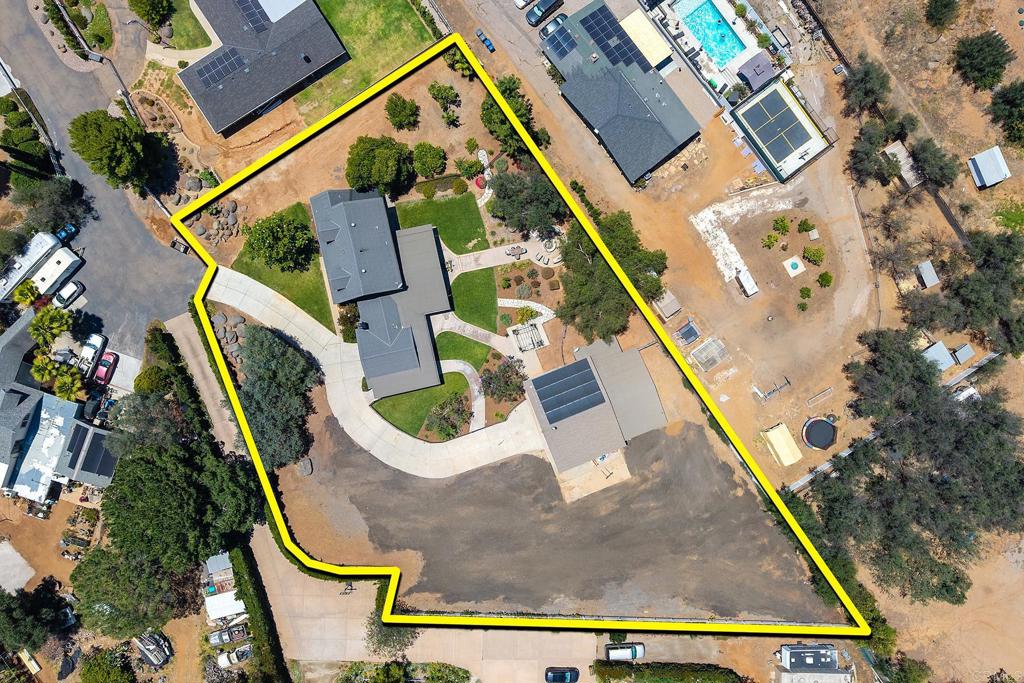 2430 Geyer Lane Alpine, CA 91901 - Photo 2 of 60 an aerial view of a house with a swimming pool