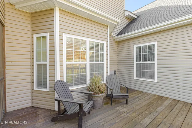 a view of a house with a deck