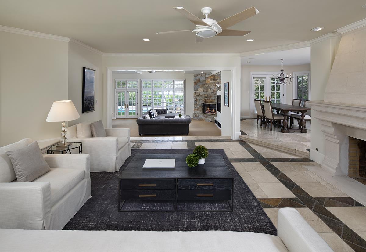 340 Jane Drive Woodside, CA 94062 - Photo 14 of 48 a living room with furniture and a large window