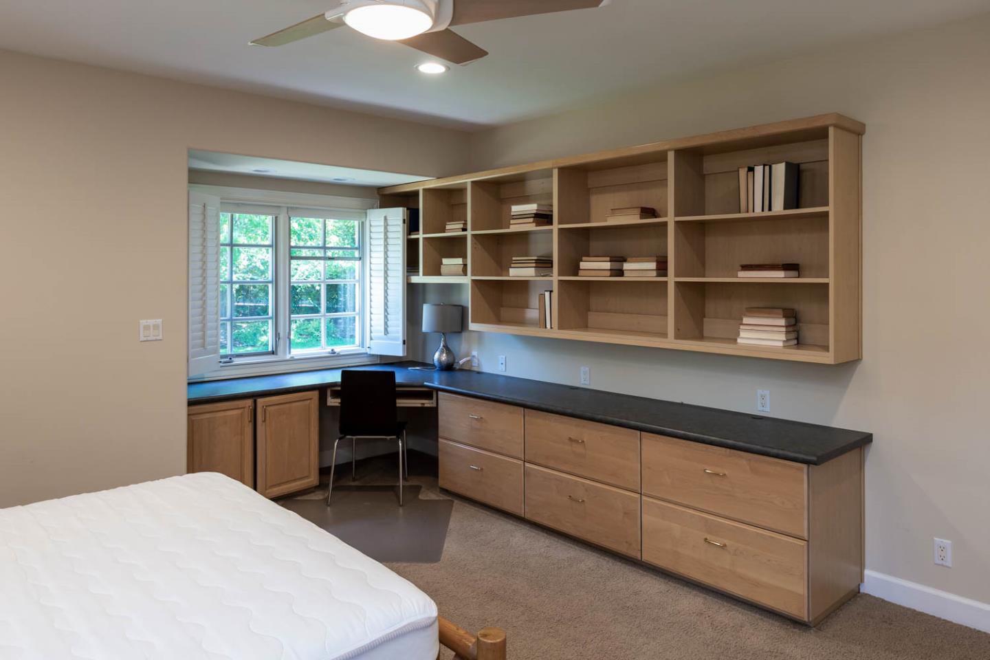 340 Jane Drive Woodside, CA 94062 - Photo 21 of 48 a room with a bed and a window