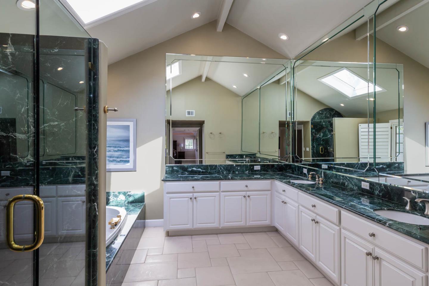 340 Jane Drive Woodside, CA 94062 - Photo 30 of 48 a large kitchen with a sink and a large window