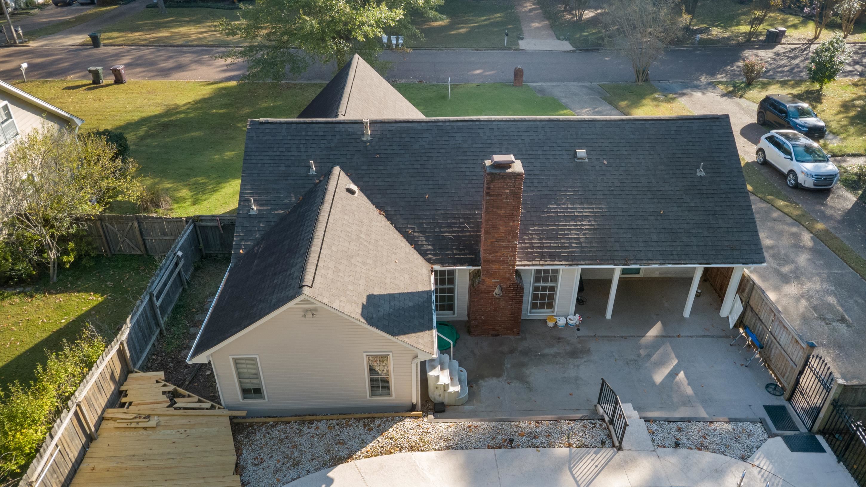 301 Dove Valley Road Collierville, TN 38017 - Photo 30 of 32 an aerial view of a house with swimming pool
