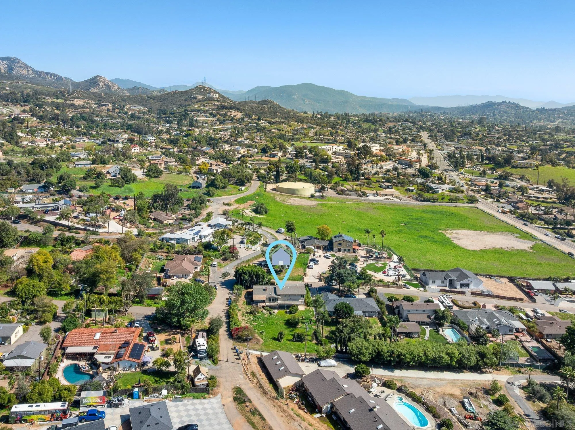 1999 Valley Rim Road El Cajon, CA 92019 - Photo 40 of 41 an aerial view of a city