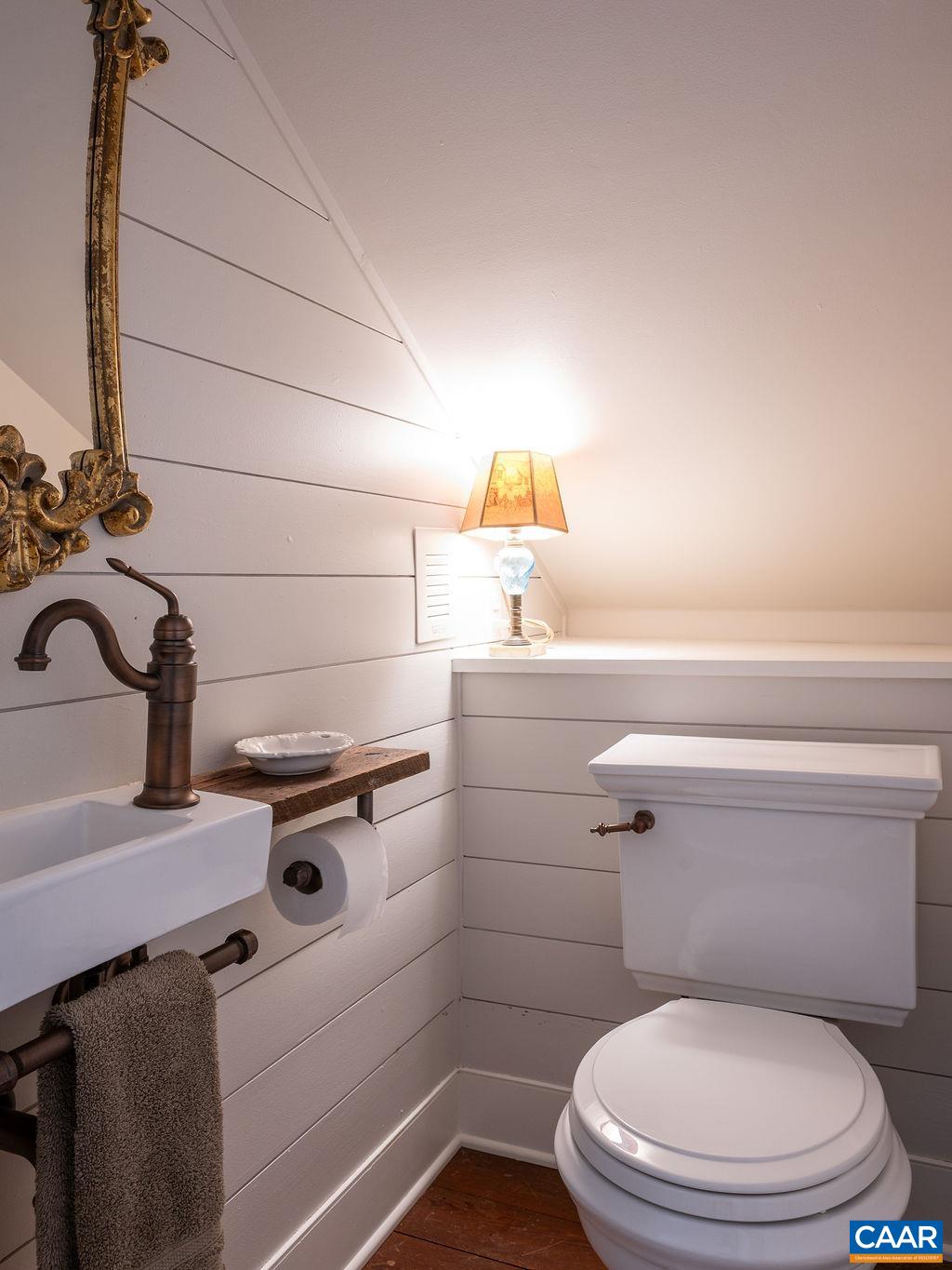 631 Old Rectory Lane Fork Union, VA 23055 - Photo 33 of 65 a bathroom with a toilet and a sink
