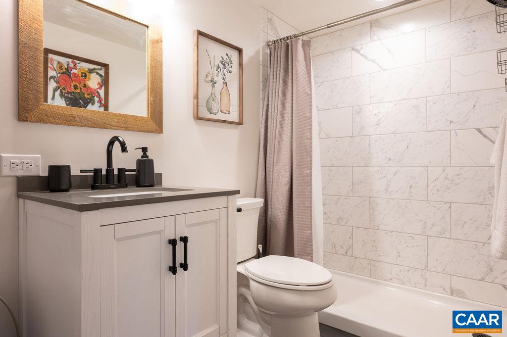 631 Old Rectory Lane Fork Union, VA 23055 - Photo 40 of 65 a bathroom with a sink a toilet and shower