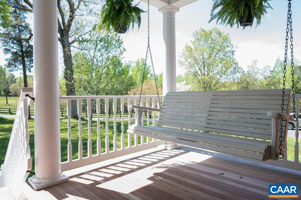 631 Old Rectory Lane Fork Union, VA 23055 - Photo 9 of 65 a view of a wooden fence and a bench