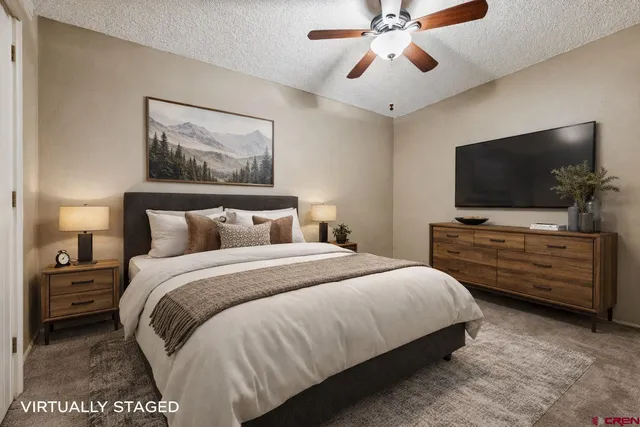 a view of hallway with windows