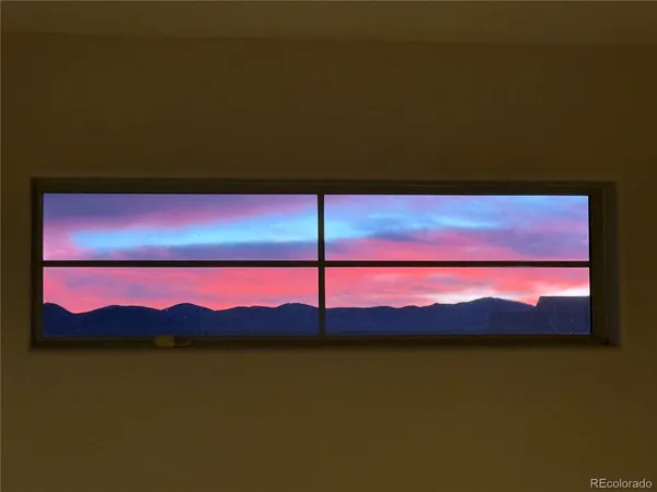 a view of an ocean and city