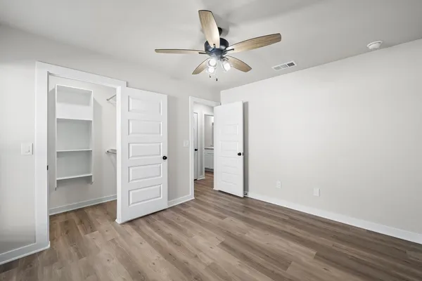 wooden floor in an empty room