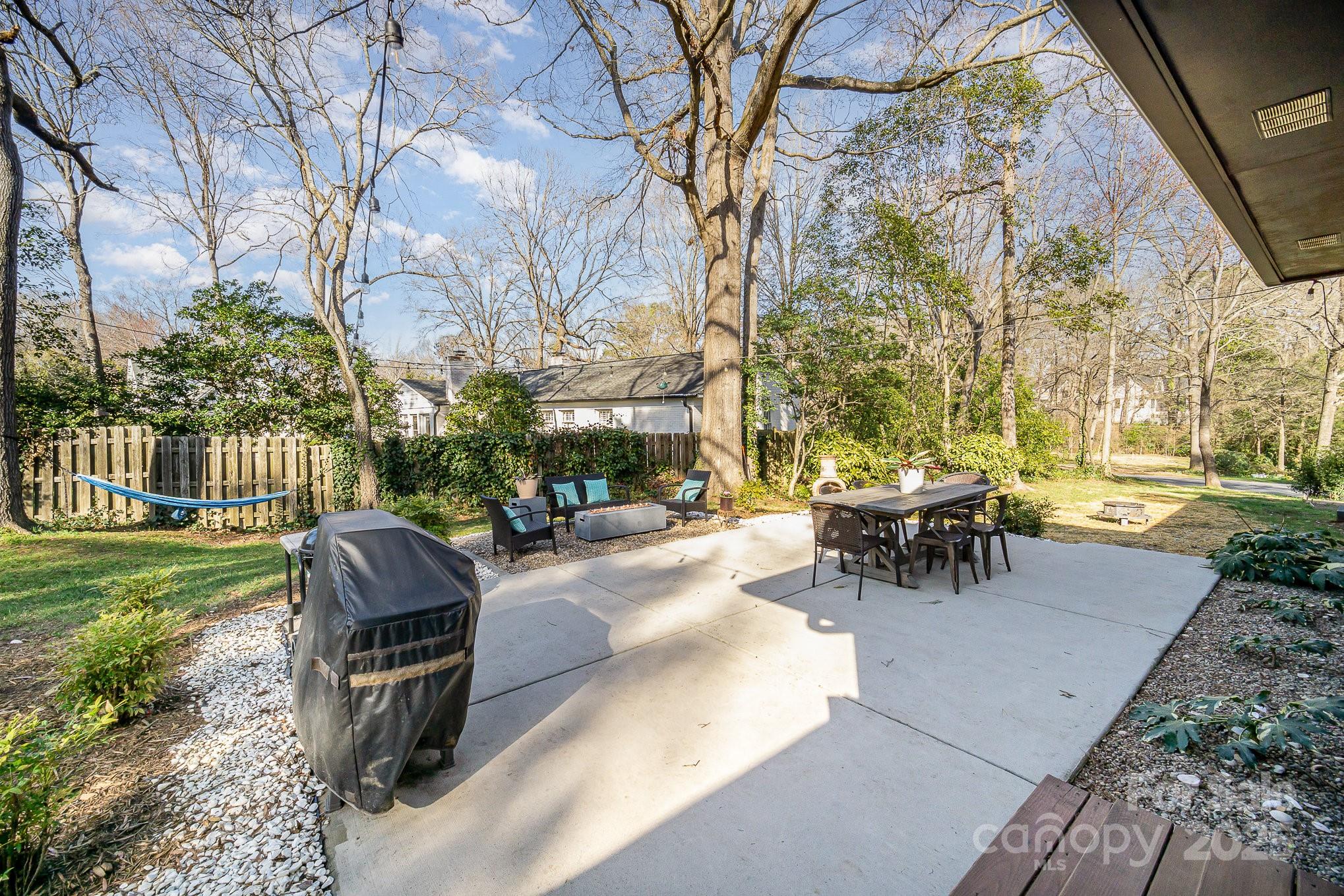 4833 Addison Drive Charlotte, NC 28211 - Photo 39 of 47 a view of a sitting area with furniture in backyard
