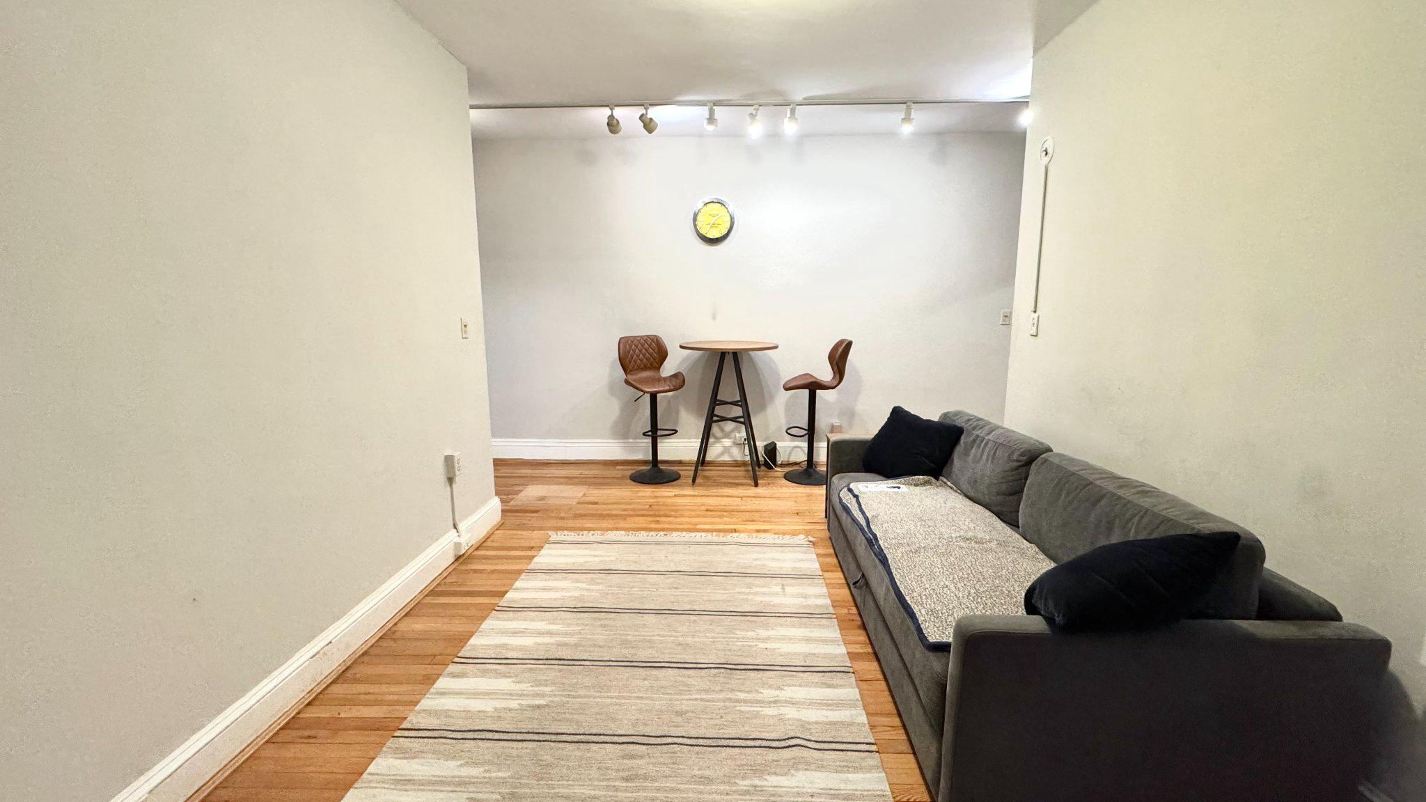 1954 Columbia Road Northwest, Unit 105 Washington, DC 20009 - Photo 5 of 12 a living room with furniture and a rug