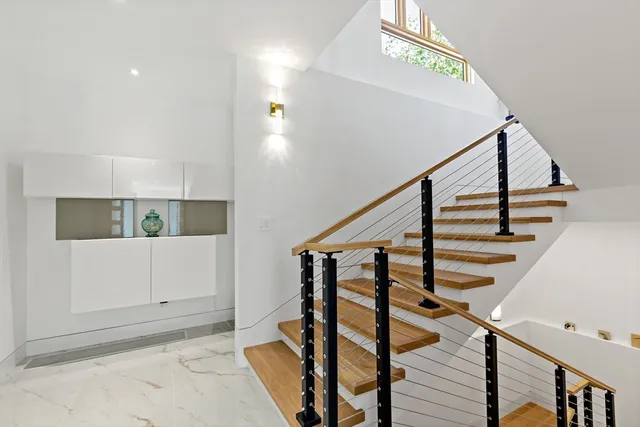 a view of entryway and hall