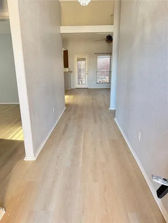 a view of a room with a sink