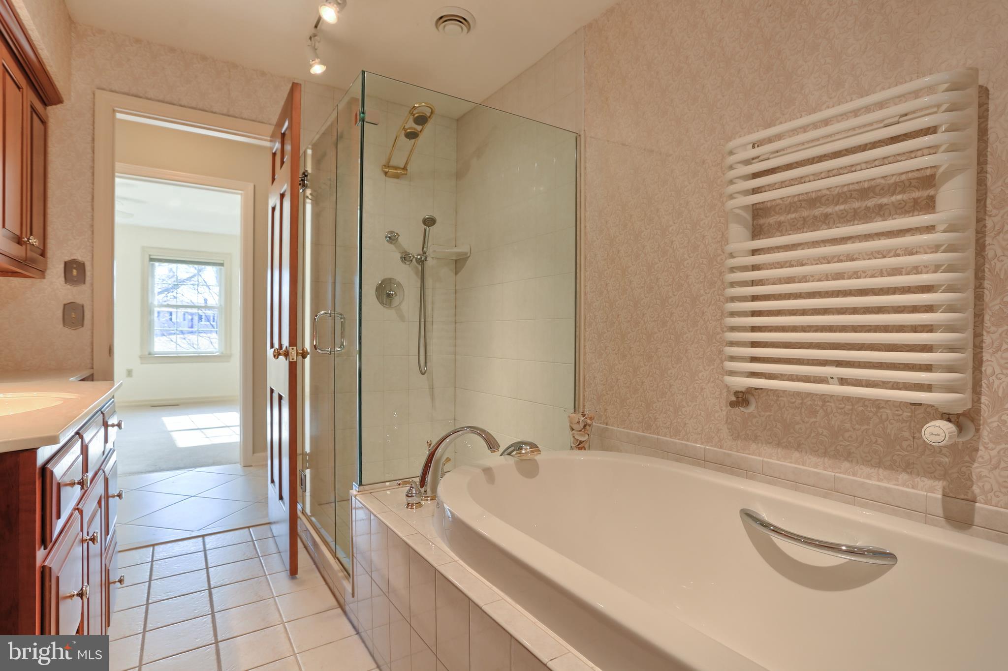 35 Mine Road Lebanon, PA 17042 - Photo 16 of 37 Main level bath, custom cabinetry, tile