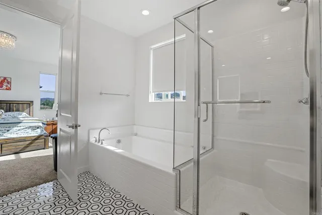 a view of a hallway with closet