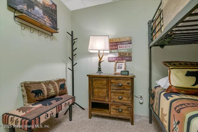 a view of a field with an outdoor space