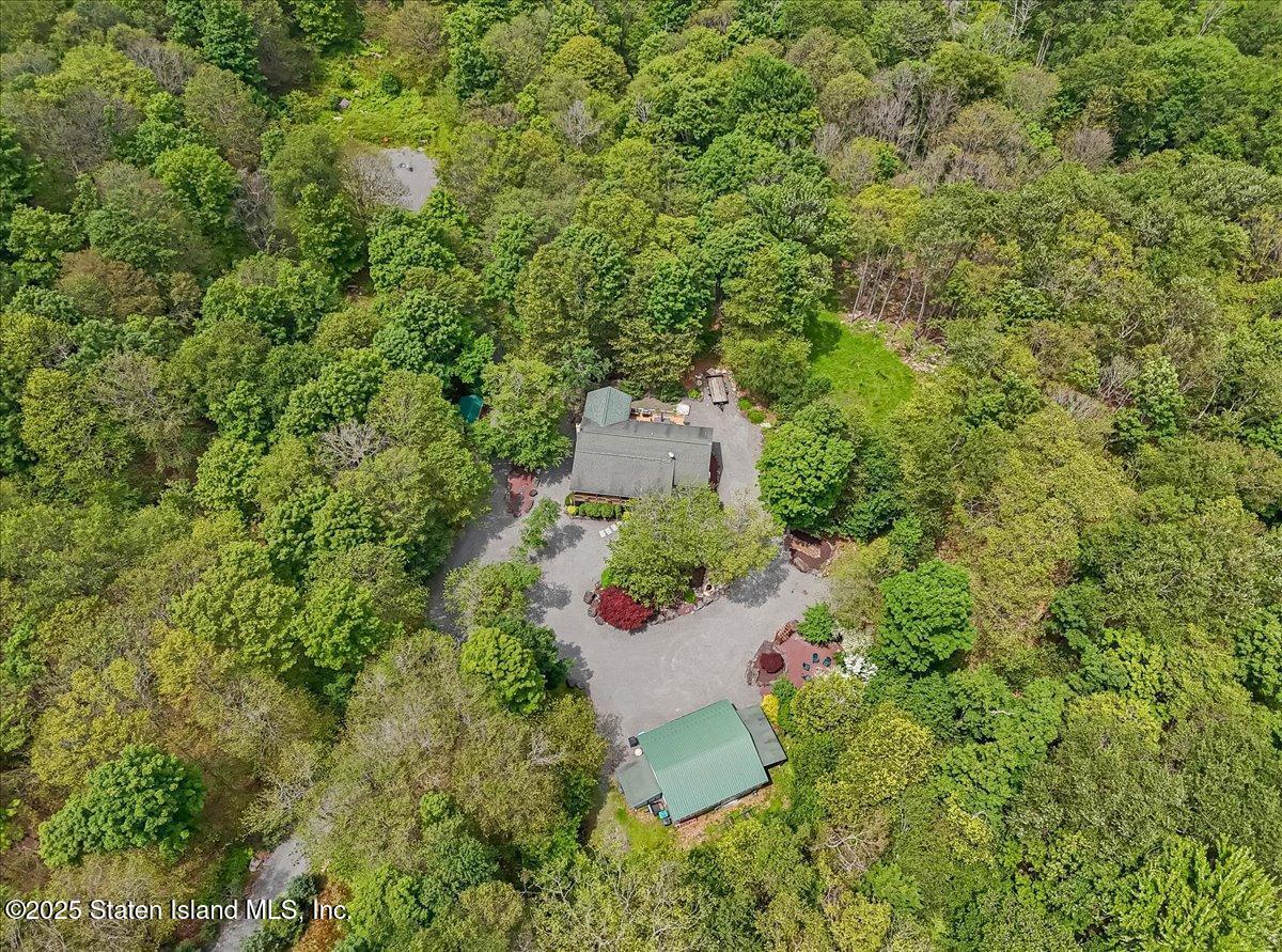 134 Split Rock Road Dingmans Ferry, PA 18328 - Photo 78 of 84 an aerial view of residential house with outdoor space
