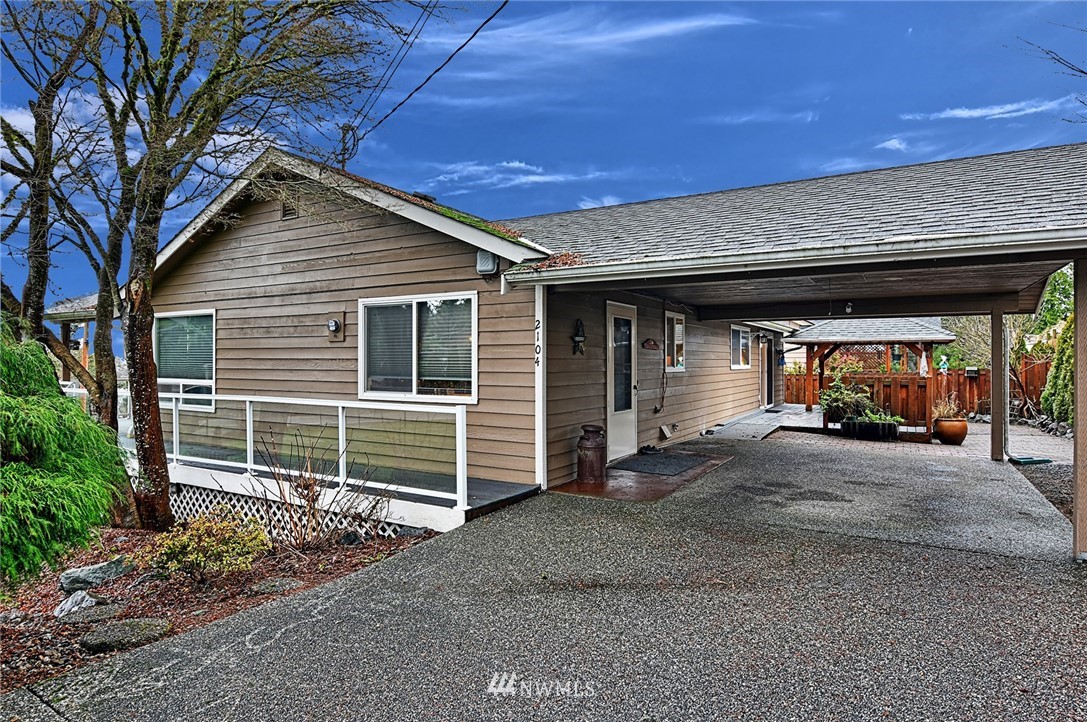 2104 Cedar Road Lake Stevens, WA 98258 - Photo 14 of 19 a view of a car park in front of house