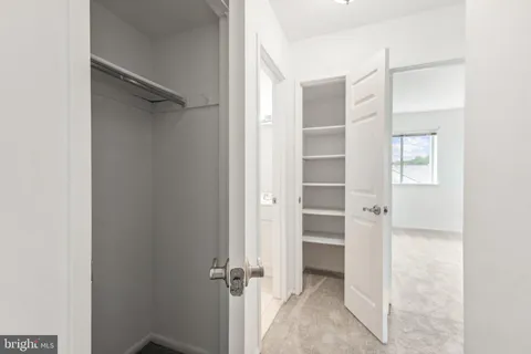 a view of closet area
