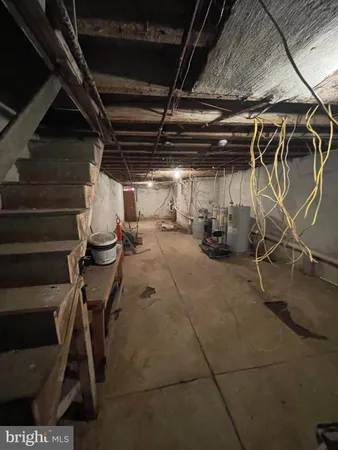a view of storage and utility room