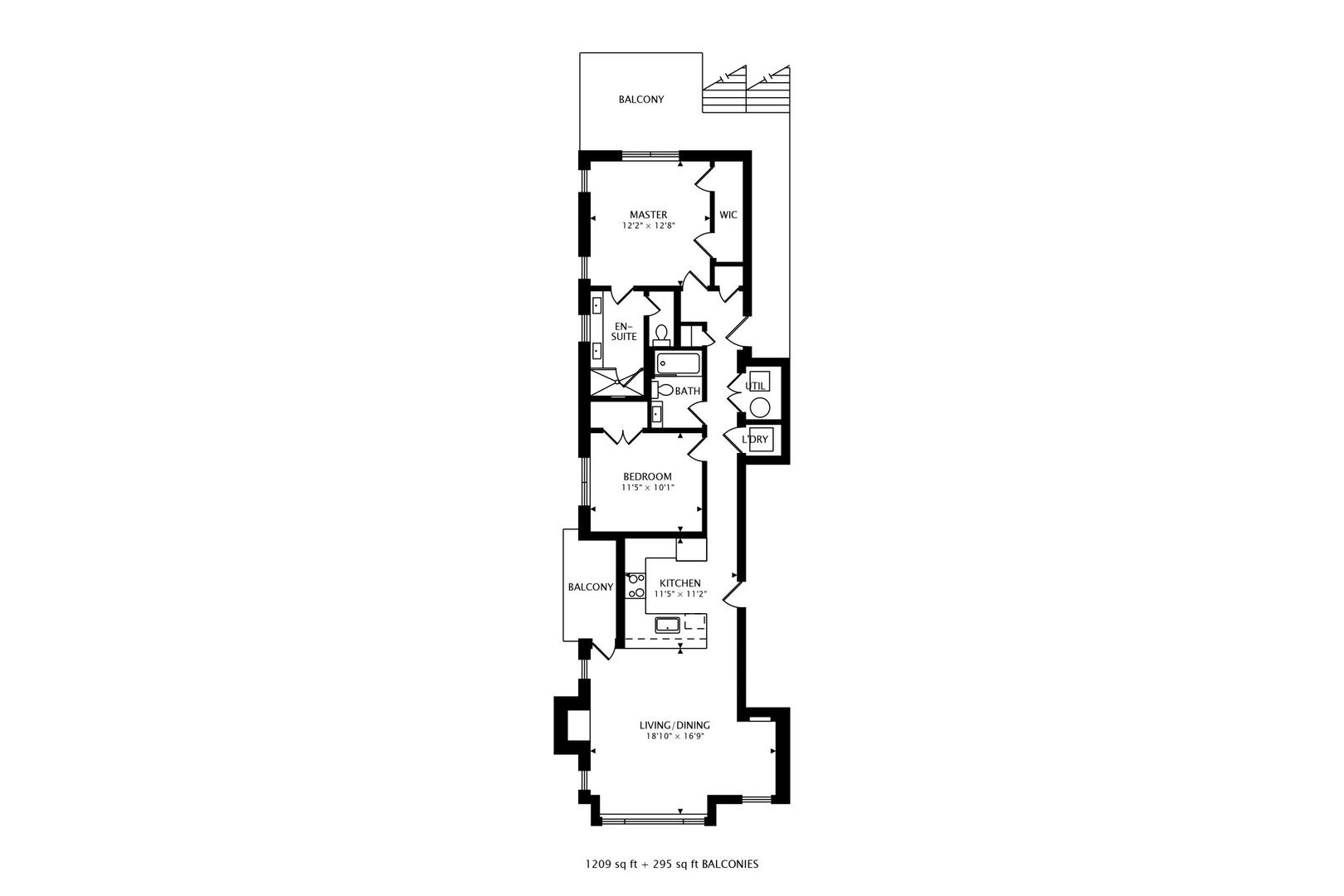 1944 West Thomas Street, Unit 2 Chicago, IL 60622 - Photo 28 of 28 a picture of a floor plan