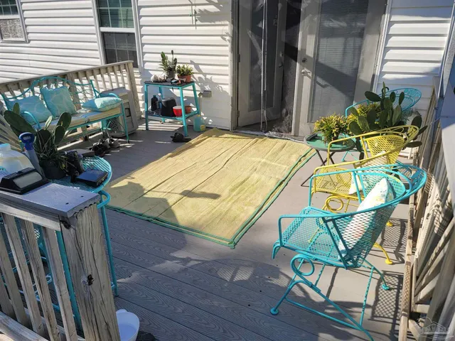 a view of deck with patio