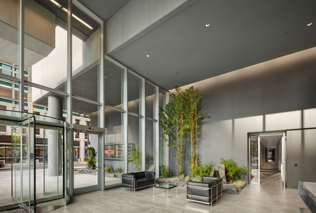 235 West Van Buren Street, Unit 2801 Chicago, IL 60607 - Photo 11 of 11 a view of an entryway with a potted plant
