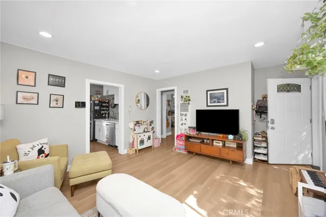 a kitchen with a table and chairs in it