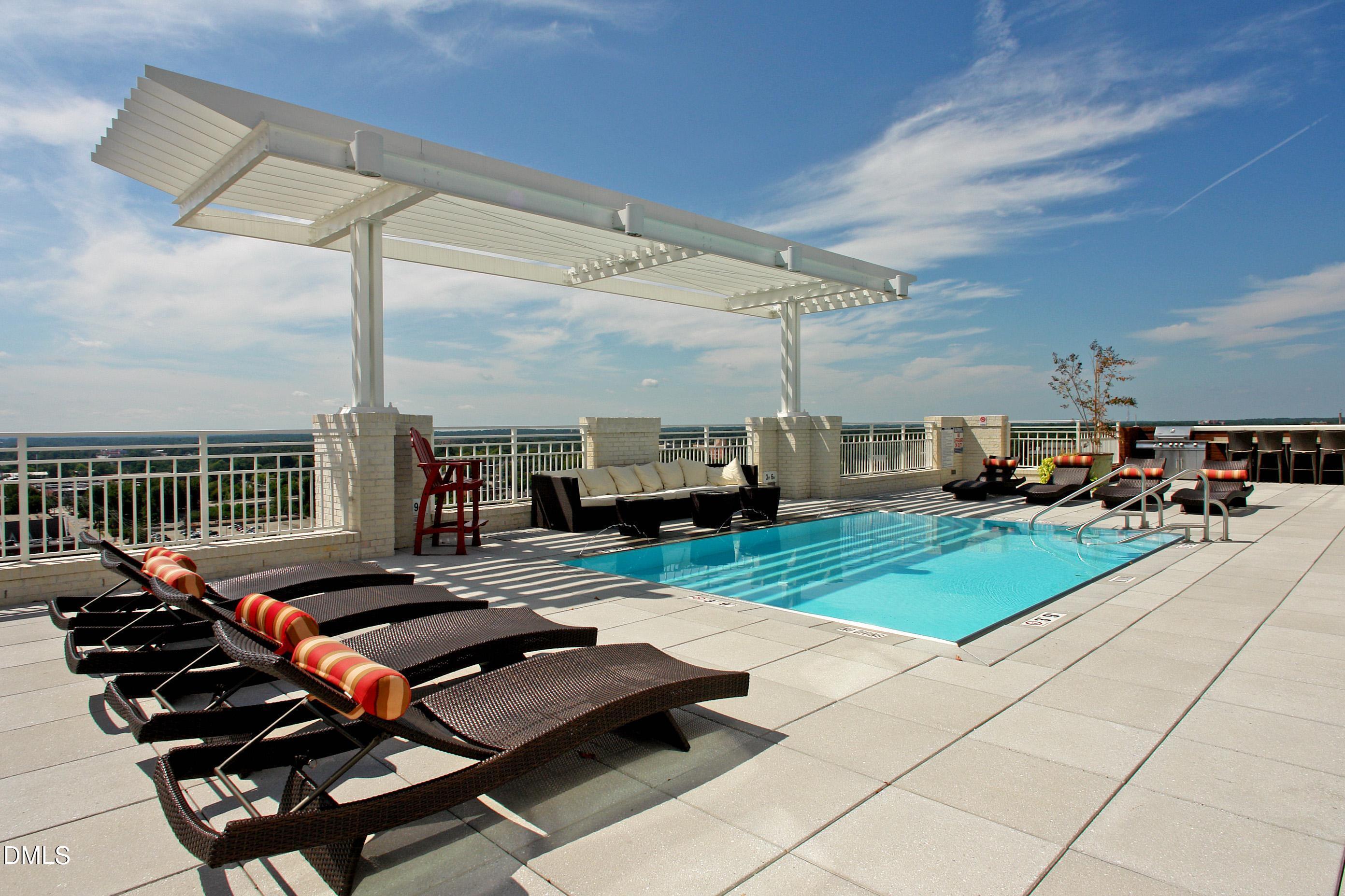 400 West North Street, Unit 718 Raleigh, NC 27603 - Photo 28 of 42 022_Rooftop Pool