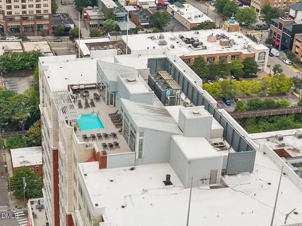 a front view of a multi story building