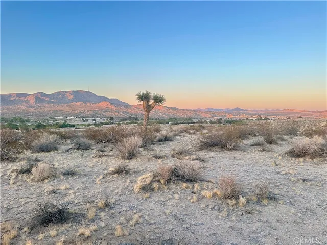 a view of a dry field