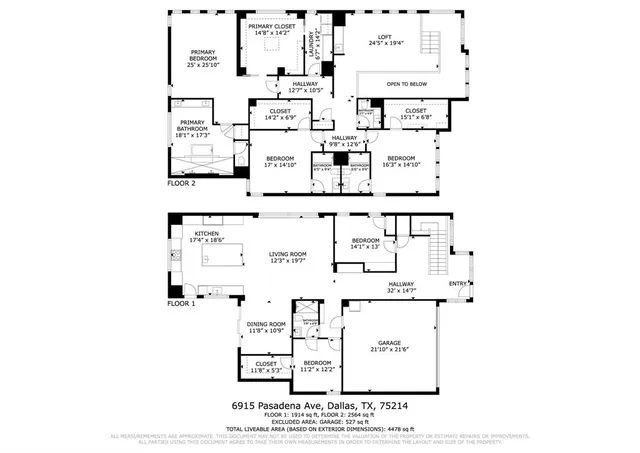 $2,300,000 | 6915 Pasadena Avenue, Dallas, TX 75214