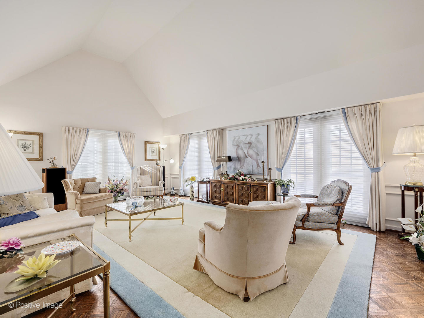 116 Rivershire Lane Lincolnshire, IL 60069 - Photo 5 of 27 a living room with furniture and a large window