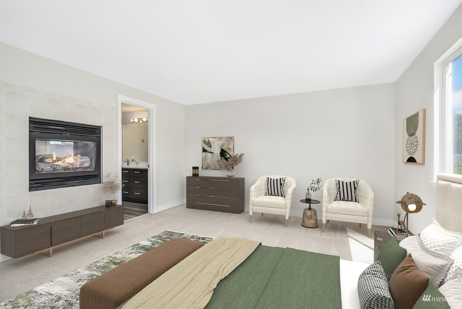 2564 Union Avenue Northeast Renton, WA 98059 - Photo 15 of 22 a bedroom with furniture and window
