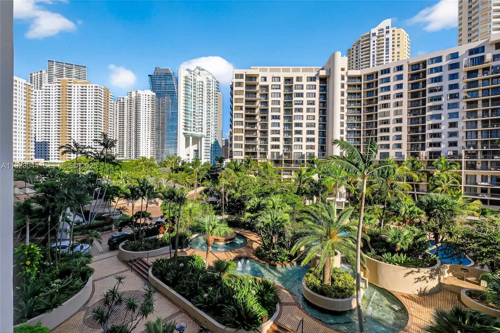 520 Brickell Key Drive, Unit A604 Miami, FL 33131 - Photo 37 of 59 Beautiful and private lush gardens and fountain view