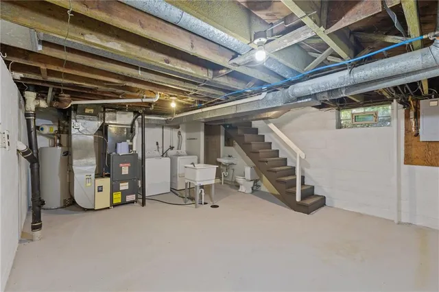 a view of an empty room with gym equipment