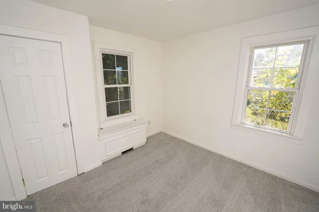 a close view of closet