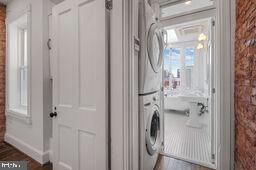 a view of a bathroom from a bathroom