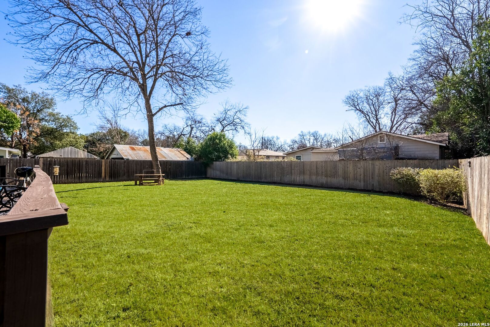 313 James Street Boerne, TX 78006 - Photo 23 of 27 a view of a backyard with a garden
