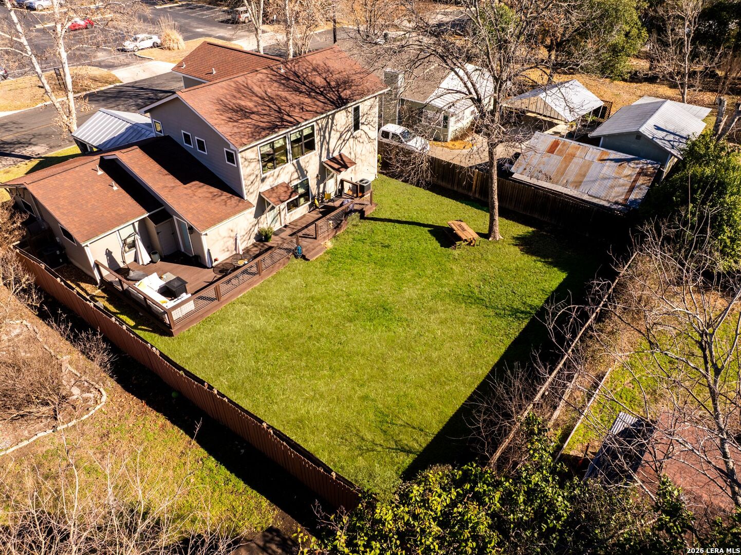 313 James Street Boerne, TX 78006 - Photo 25 of 27 an aerial view of residential houses with yard