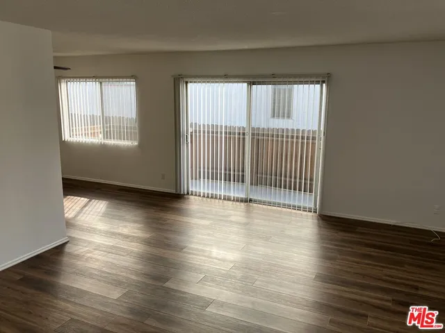 a storage room with a washer and dryer