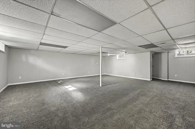 a view of a room with an empty space
