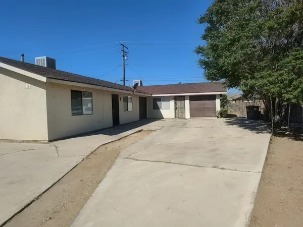 a view of a house with a outdoor space