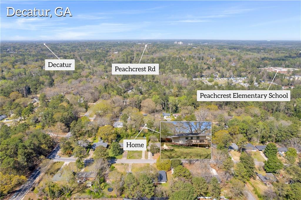 3351 Phillip Circle Decatur, GA 30032 - Photo 28 of 29 a view of city and mountain