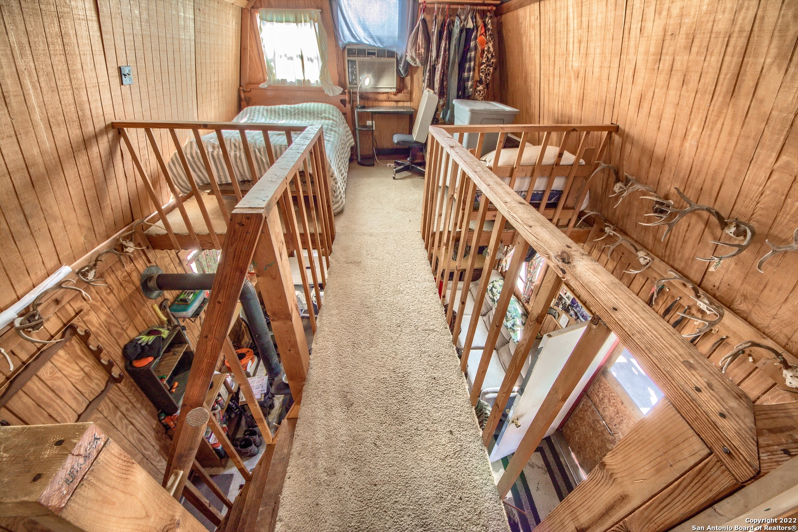 465 Watkins Road Mountain Home, TX 78058 - Photo 29 of 56 a view of wooden staircase