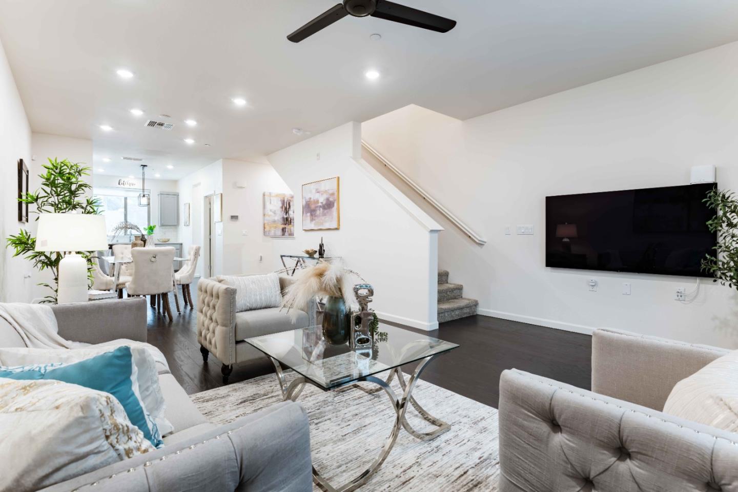 25353 Custom Drive Hayward, CA 94544 - Photo 13 of 32 a living room with furniture and a flat screen tv