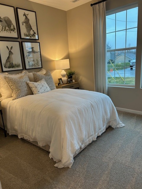 304 Hickory Pointe Drive Dickson, TN 37055 - Photo 6 of 26 a bedroom with a bed and glass window