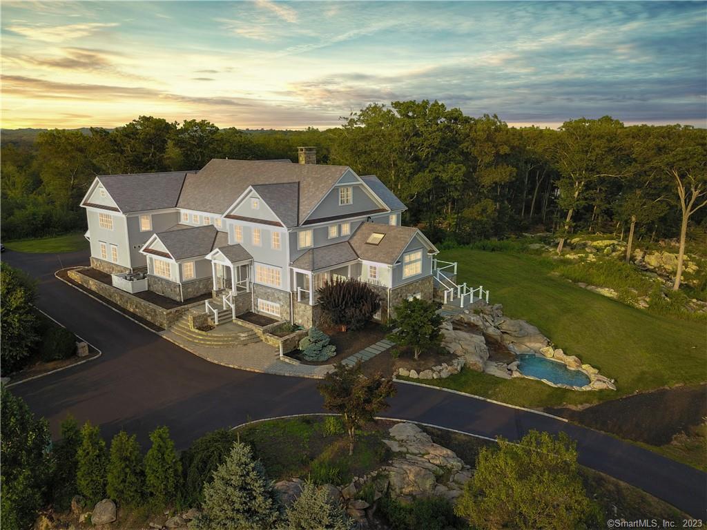 a view of a city with ocean view